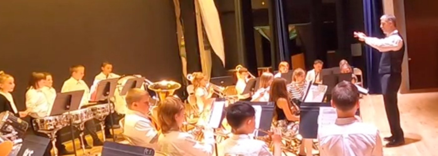 Beginning Band Spring Concert 2025 with Mr. Brown conducting